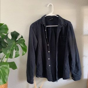 ASOS black button up